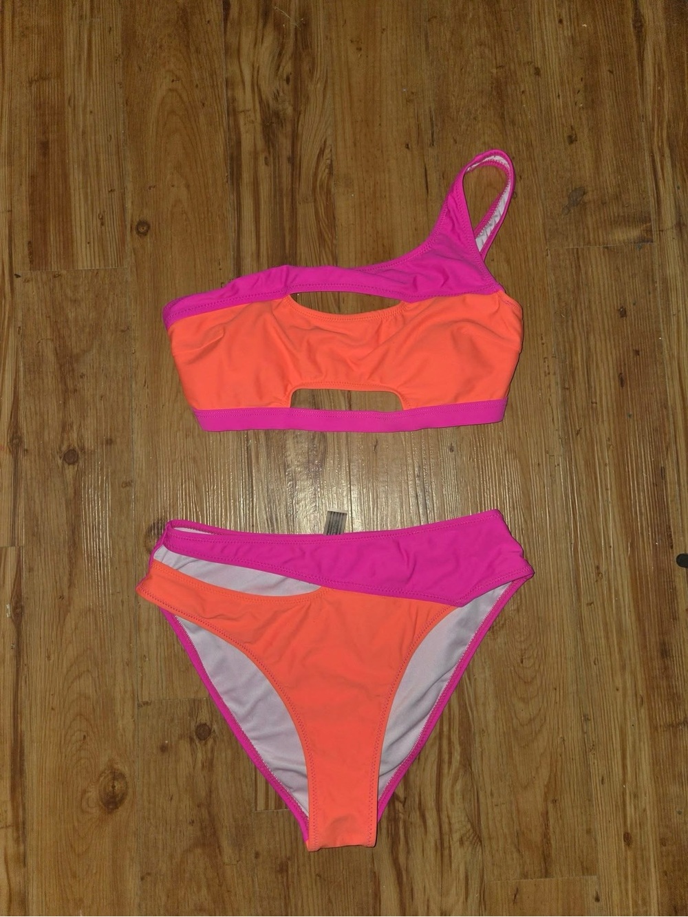 Popvil Two-Tone Neon Bikini Set